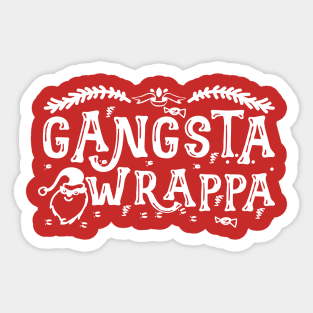 Gangsta Wrappa (Gangster Wrapper) Sticker